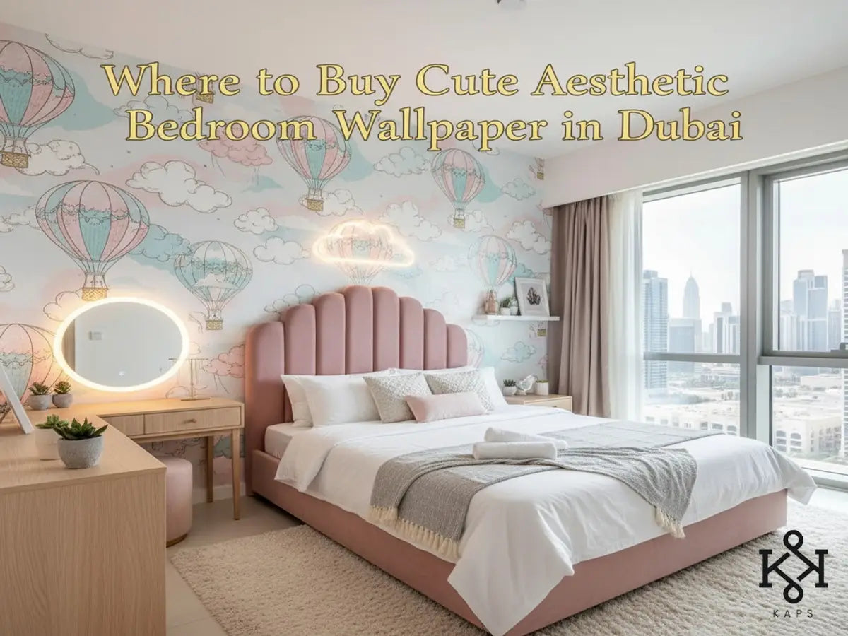 Where to Buy Cute Aesthetic Bedroom Wallpaper in Dubai – Kaps Living