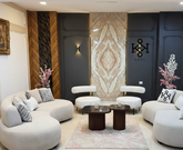 Buy Depart Sectional White Curved Sofa in Dubai