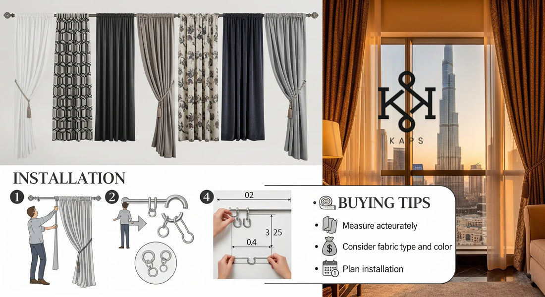 Complete Guide to Curtains in UAE: Types, Installation, and Buying Tip ...