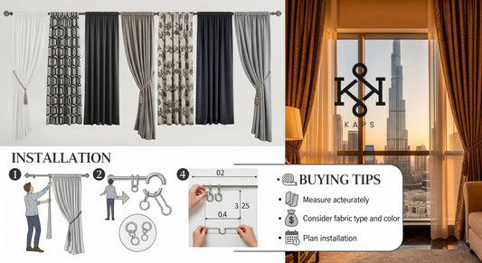 Complete Guide to Curtains in UAE: Types, Installation, and Buying Tips