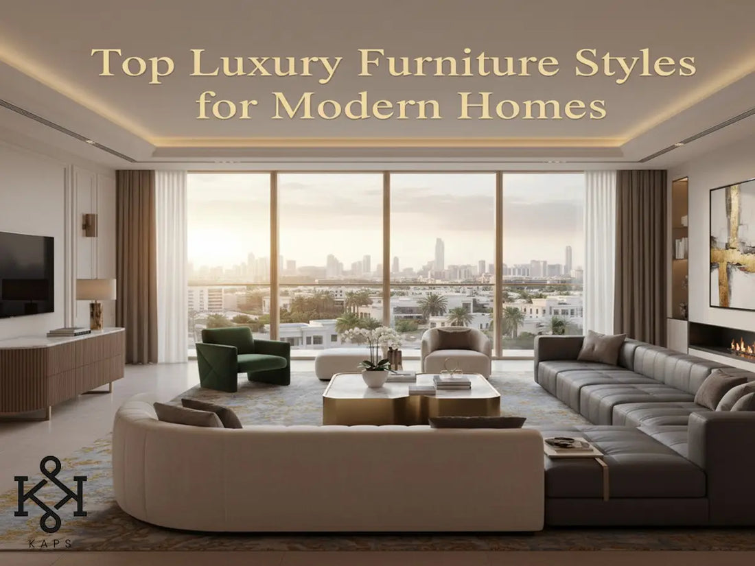 Top Luxury Furniture Styles for Modern Homes