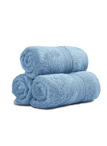 LuxeSoft 6-Piece Turkish Cotton Bath Towel Set, Deep Navy